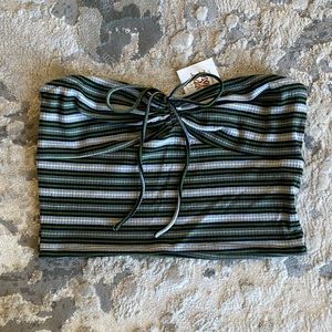 Bear Dance Babydoll Neck Tube Top